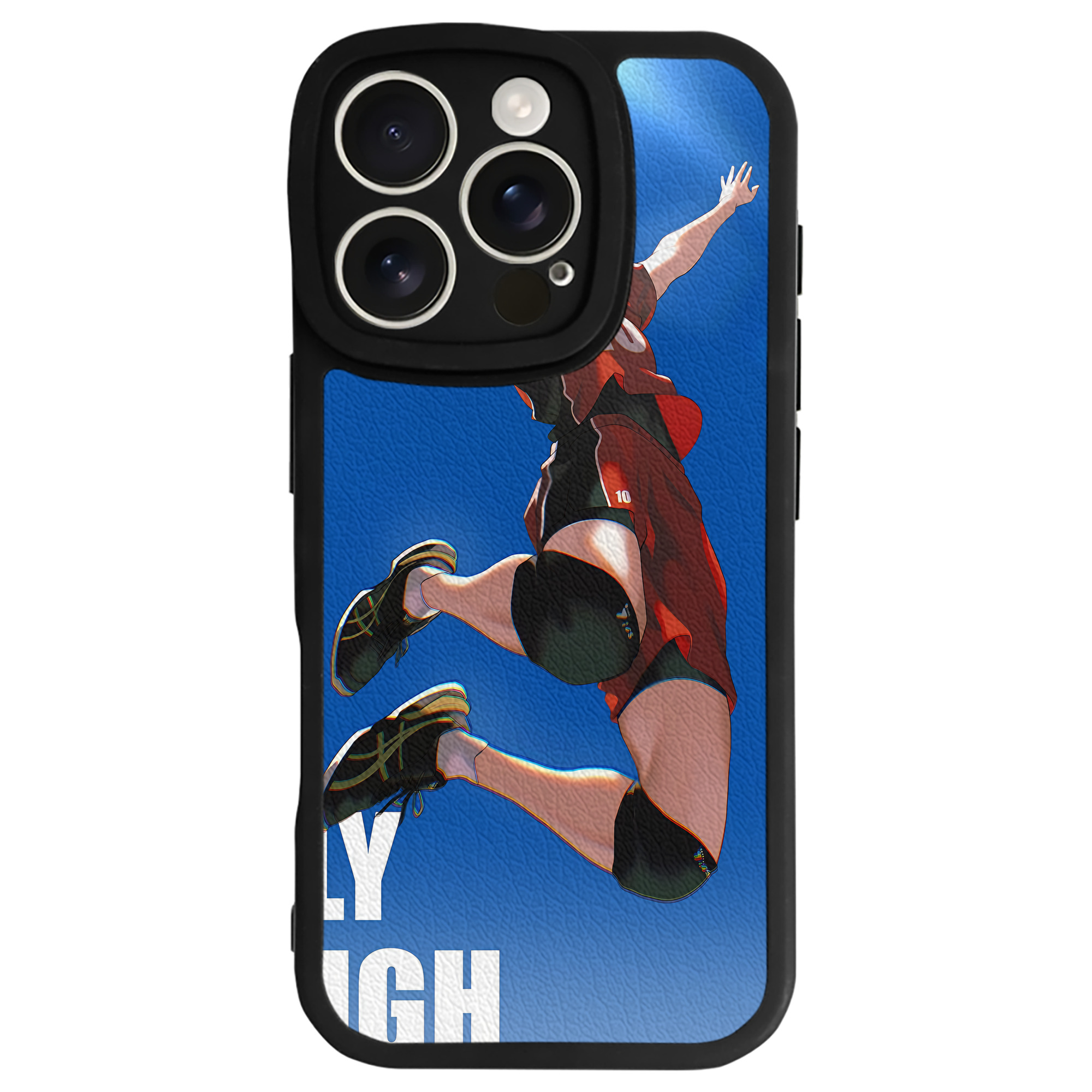 （画像用） ハイキュー!! Haikyu!! 【iPhone 16シリーズ対応】シリコンスマホケース（レザー調） 材質：シリコン